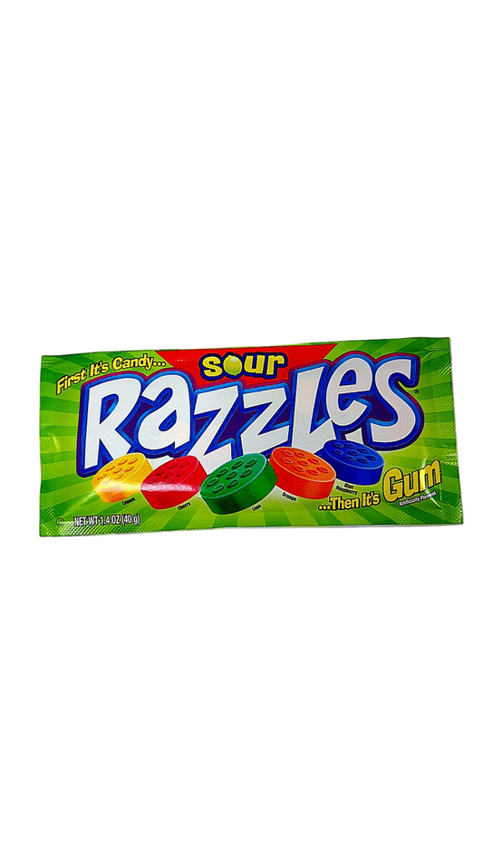 Razzles gummy
