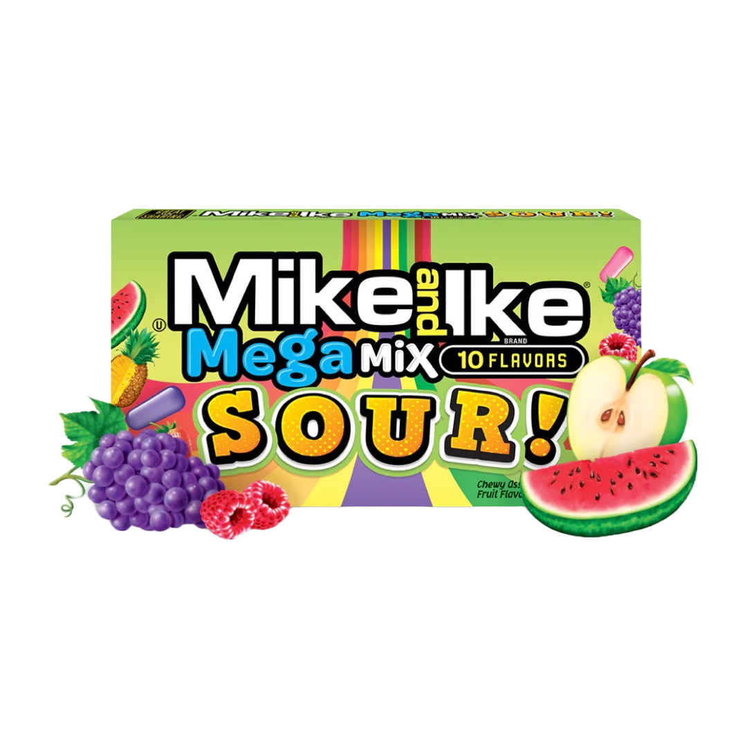 Mike N Ike Mega mix Sour 141g