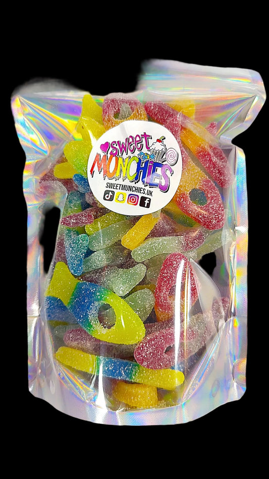 Fizzy freaky fish gummy sweets