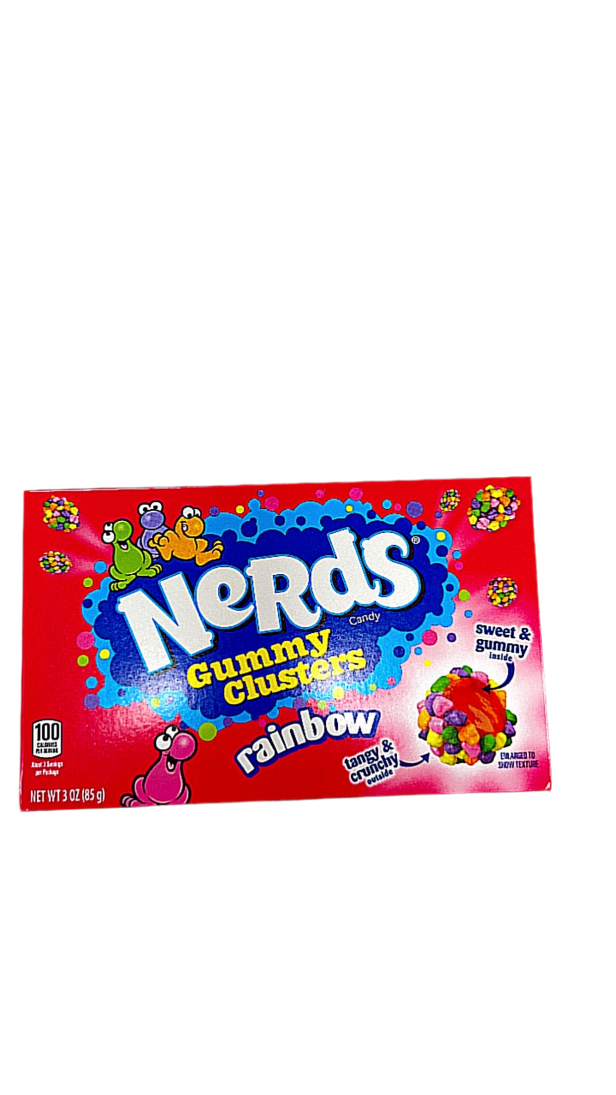 Nerds gummy cluster theatre box