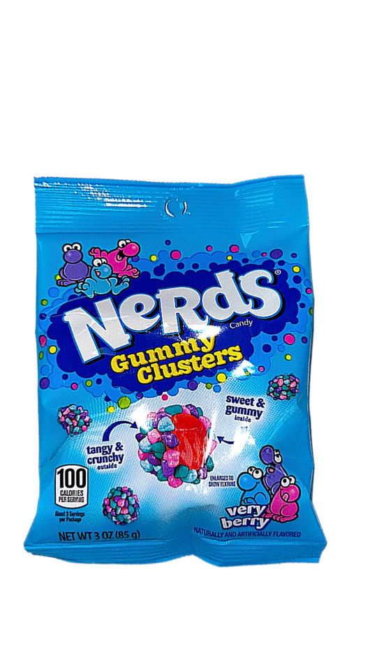 Nerds berry clusters bags