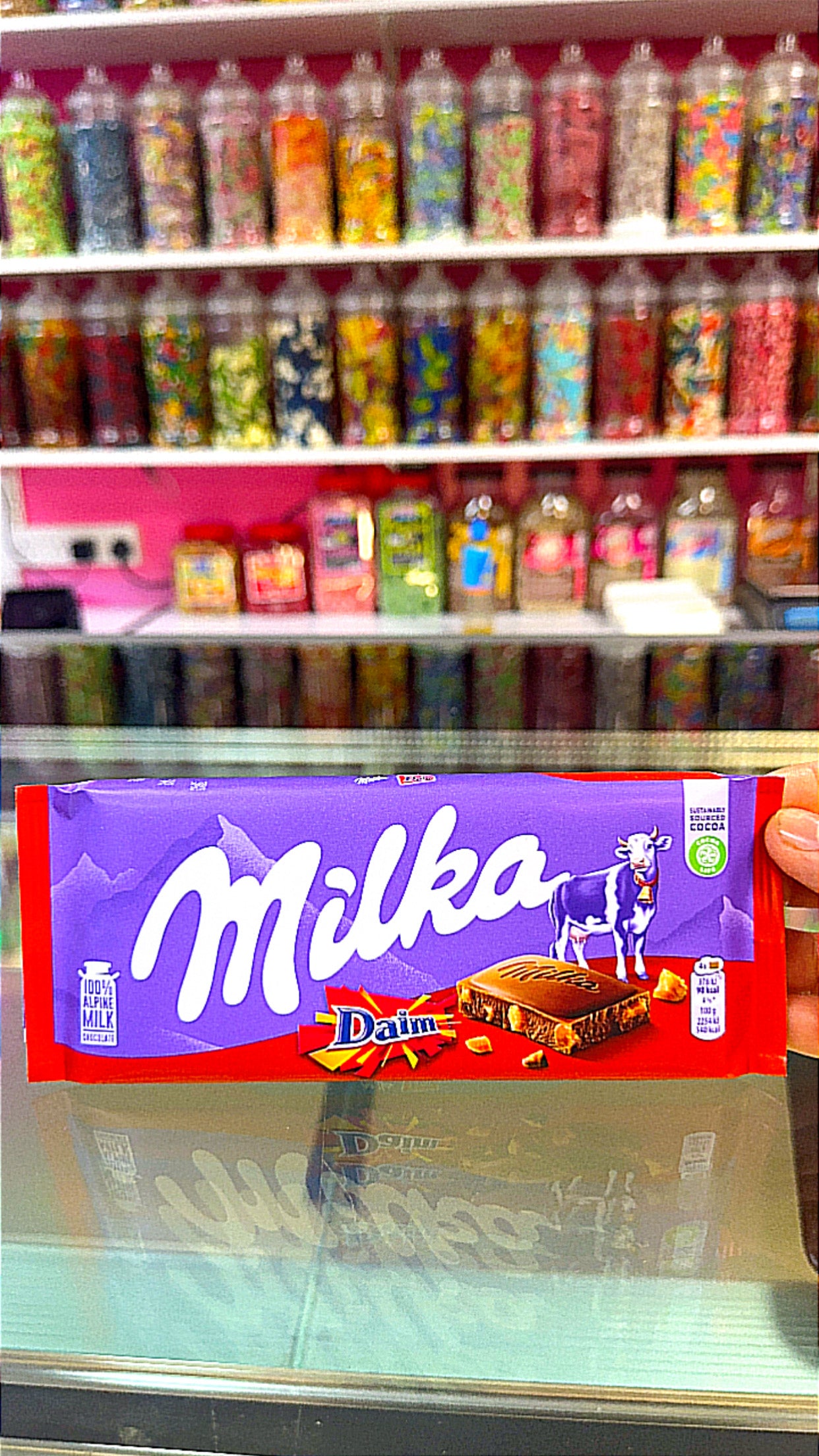 Milka choc bar