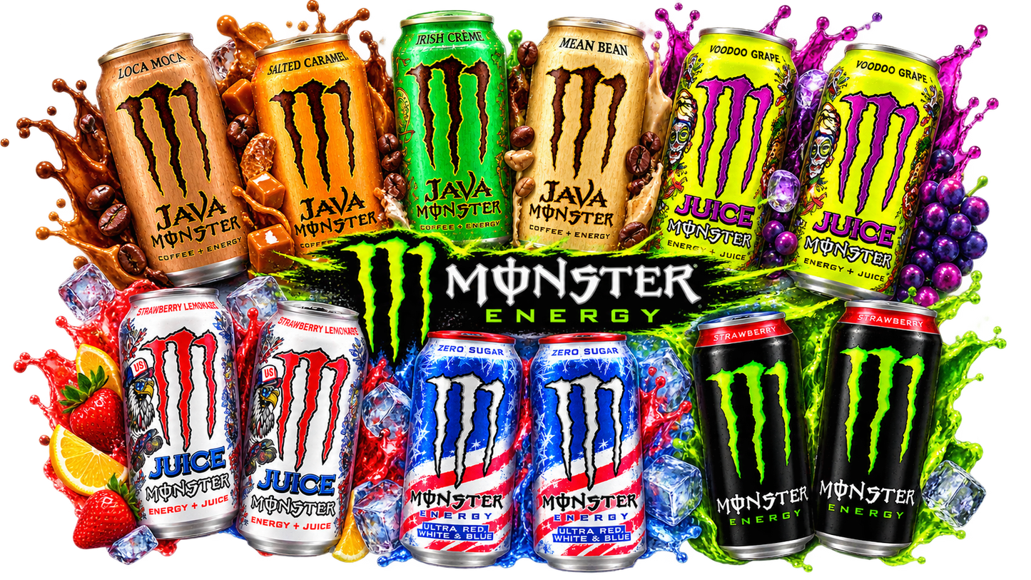Monster energy drinks