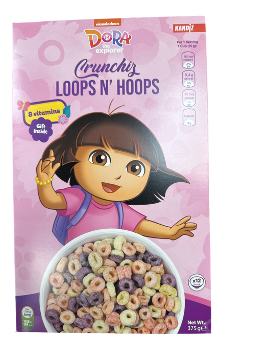 SpongeBob loop n hoop cereals 375g