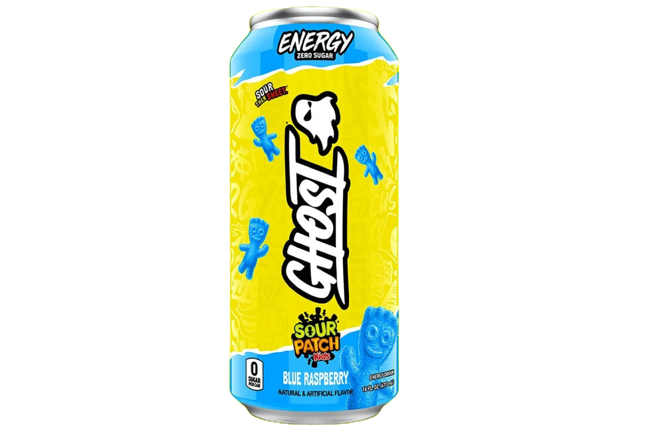 Ghost Sour Patch Kids Blue raspberry Energy 473ml