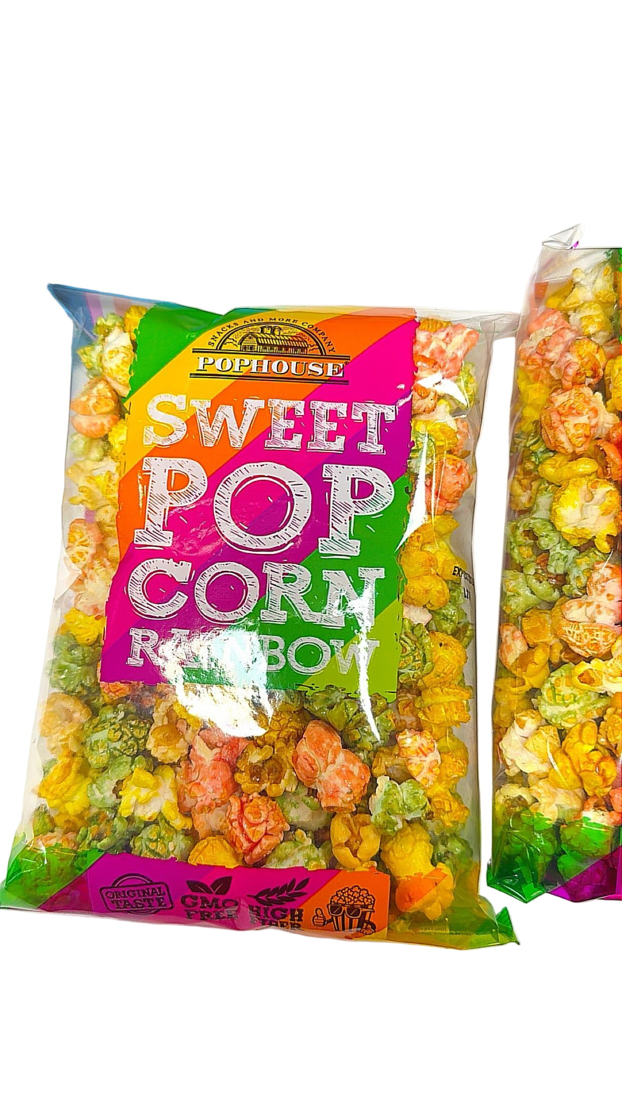 Colourful rainbow popcorns100g