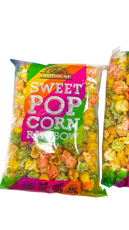 Colourful rainbow popcorns100g