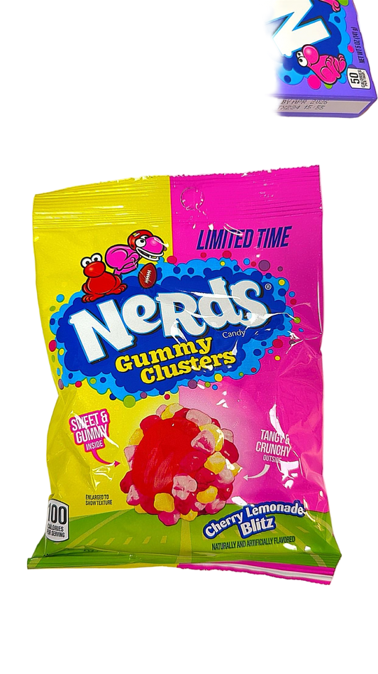 New nerds gummy clusters bags