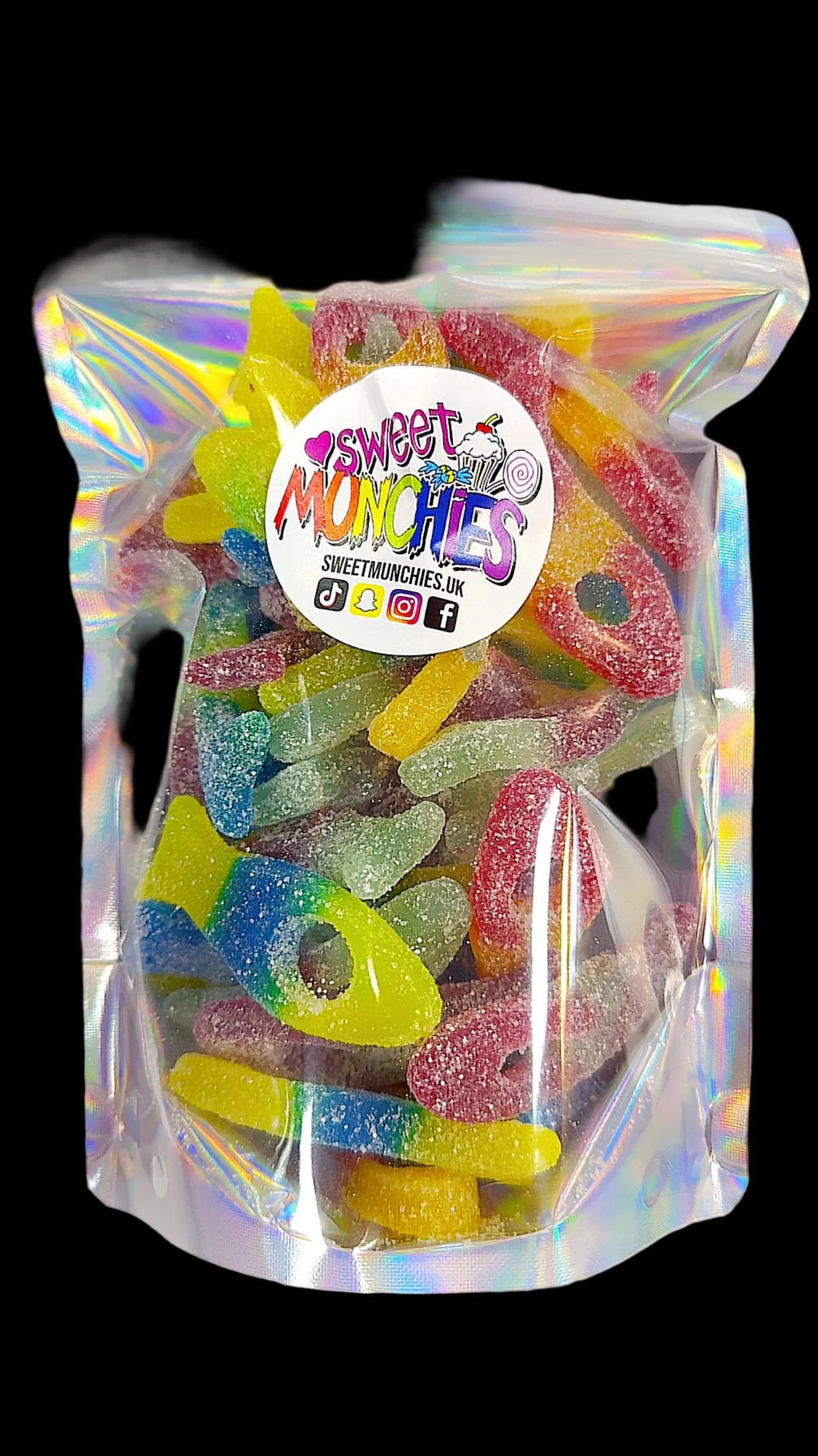 Fizzy freaky fish gummy sweets