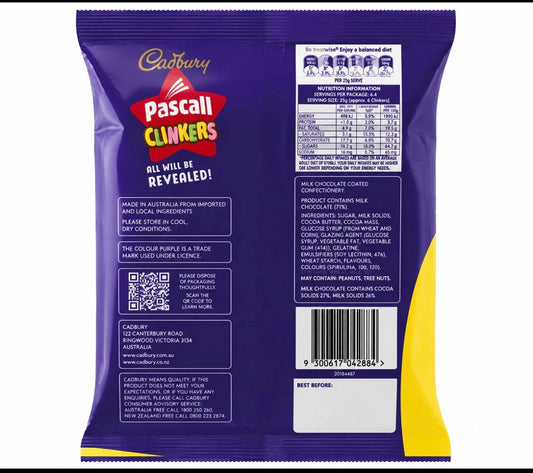 Cadbury Pascall clinkers 160g