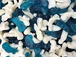 Pick N Mix Blue & White Jelly Dolphins 500g/1KG